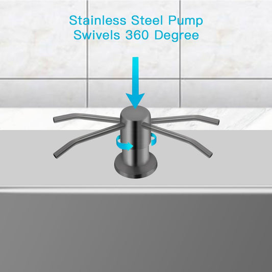 Dish Soap Dispenser for Kitchen Sink
