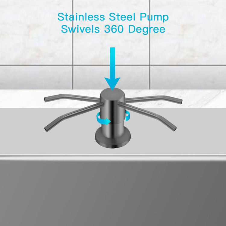 Dish Soap Dispenser for Kitchen Sink