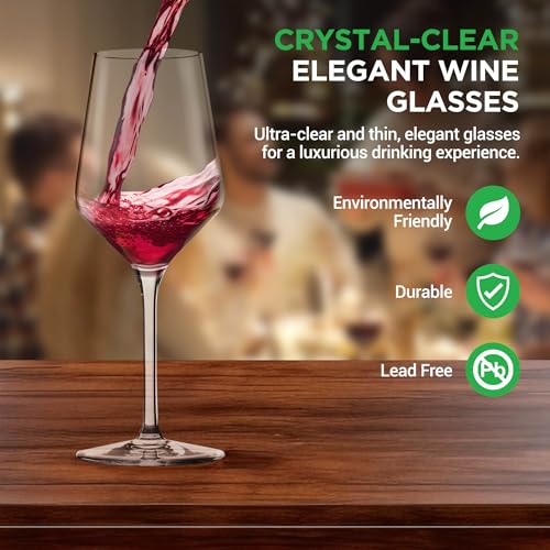 7 oz Crystal Wine Glasses