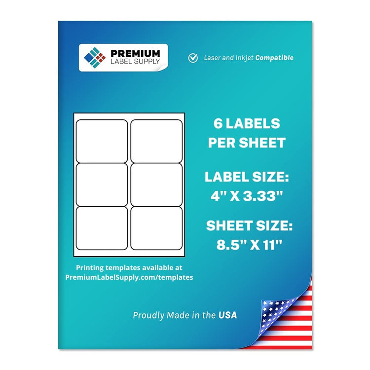White Sticker FBA Labels (3000 Count)