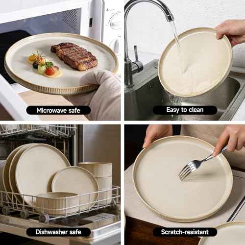 Stoneware Dinnerware Sets for 4 (12 Count)