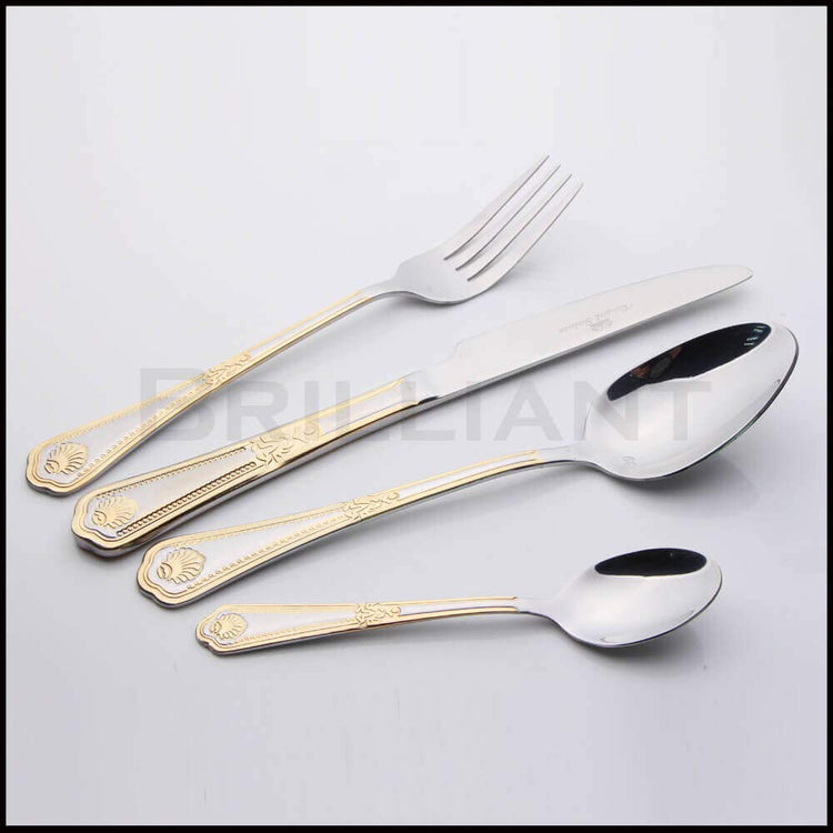 Venezia Collection Gold Flatware Serving Set for 12 (12 Count)