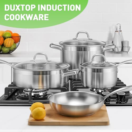 Stainless Steel Pots and Pans Set (17 Count)