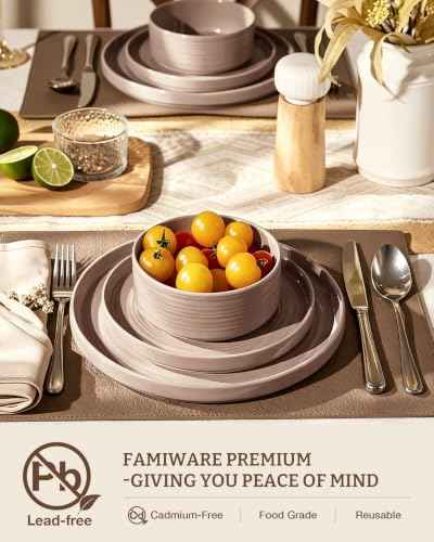 Stoneware Dinnerware Sets (12 Count)