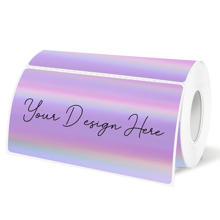2x4 Inch Holographic Thermal Labels