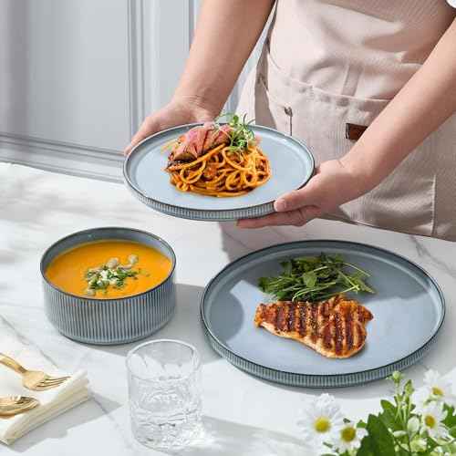 24 Piece Stoneware Dinnerware Sets