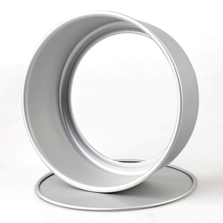 2 Pack 8 Inch Aluminum Round Cake Pan with Removable Bottom (2 Count)