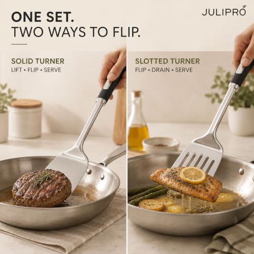 Stainless Steel Spatula Set (Stainless Steel Spatula Set(2 Piece))