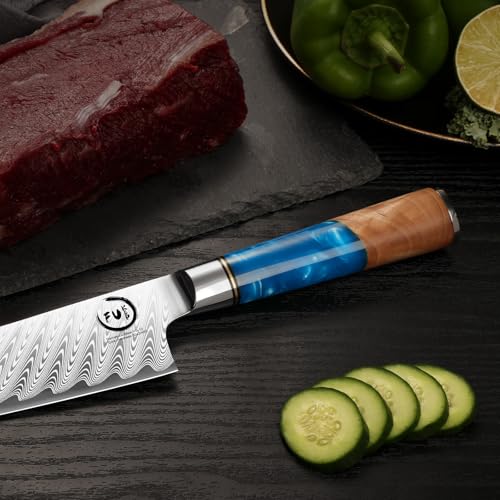 Damascus Chef Knife 8 Inch