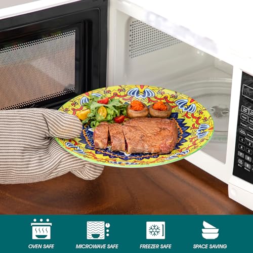16 Pieces Plates and Bowls Set (Service for 4 (16 PCS))