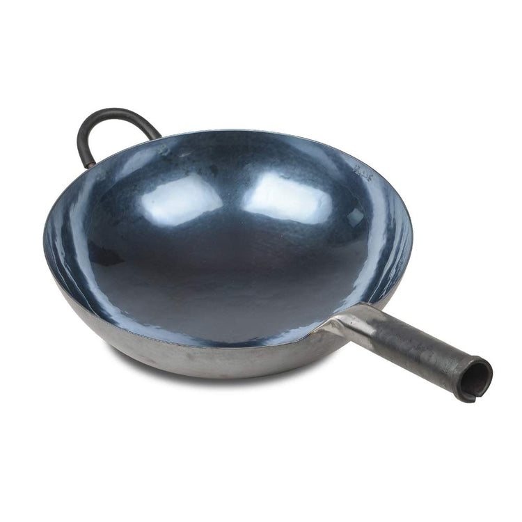 ZhenSanHuan Chinese Hand Hammered Iron Woks and Stir Fry Pans