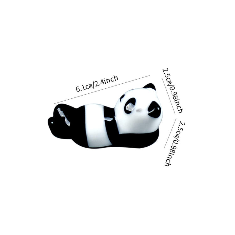 YEYILILINHONG 6PCS Cute Ceramic Panda Chopsticks Rest Rack Stand Holder for Chopsticks (6 Count)