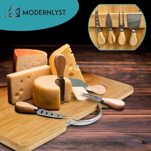 Bread Box with Cutting Board & Knife Set