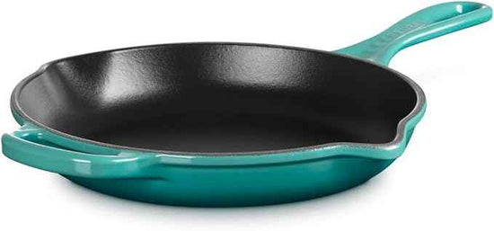 Le Creuset Enameled Cast Iron Signature Round Skillet, 9", Riviera