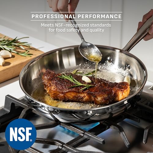 Pro Tri Ply Stainless Steel Frying Pan Set