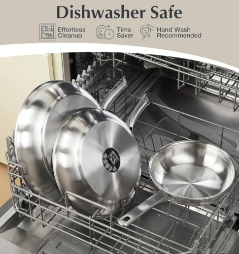 Stainless Steel Cookware Set 17 Piece with Triply Base