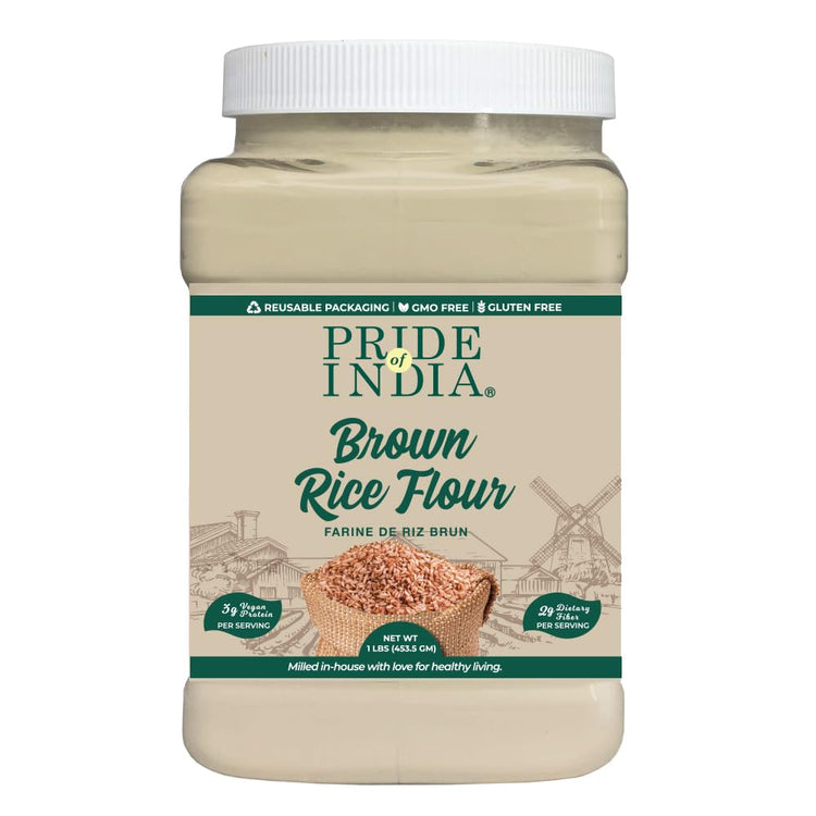 Brown Rice Flour 1 lbs (16 Ounce)