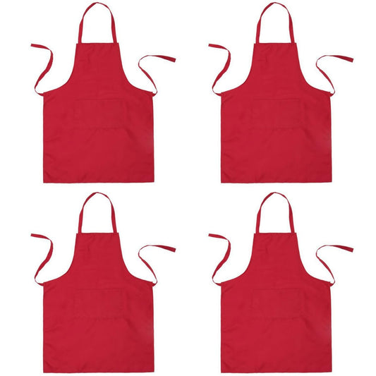 4 Pack Bib Chef Apron