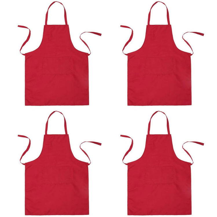 4 Pack Bib Chef Apron