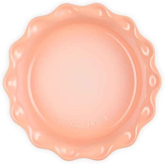 Le Creuset Stoneware Heritage Pie Dish, 9", Peche