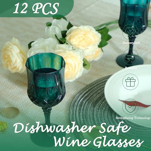12Pack Plastic Wine Glasses (12 Count)