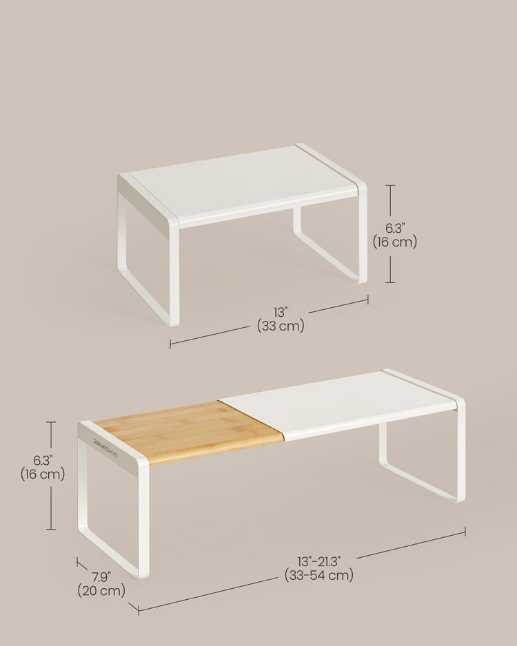 Spice Rack Expandable Cupboard Shelf Orgnizer