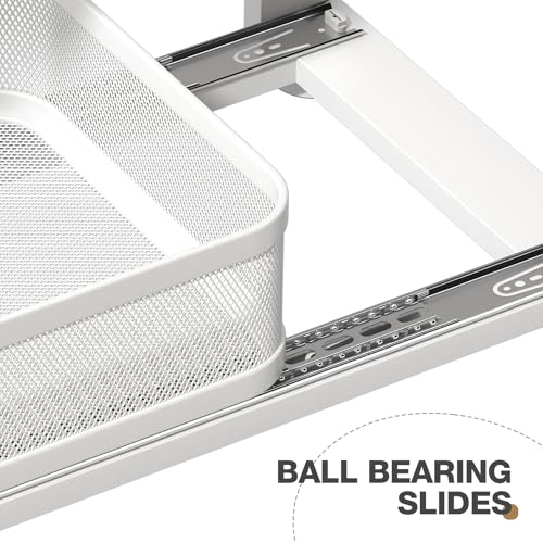 2 Pack 18.5IN (White / 2 Pack-18.5"Dx12.4"-16.5"H)