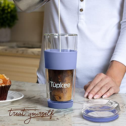 Double Wall All Glass Tumbler (Jacaranda)