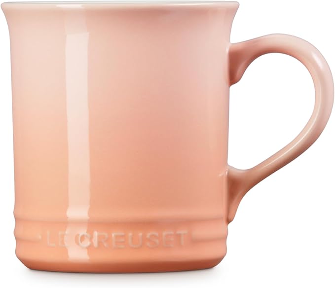 Le Creuset Stoneware Vancouver Mug, 14 oz., Peche