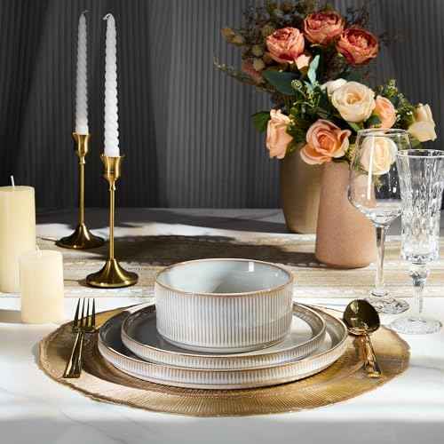 12 Piece Plates and Bowls Sets