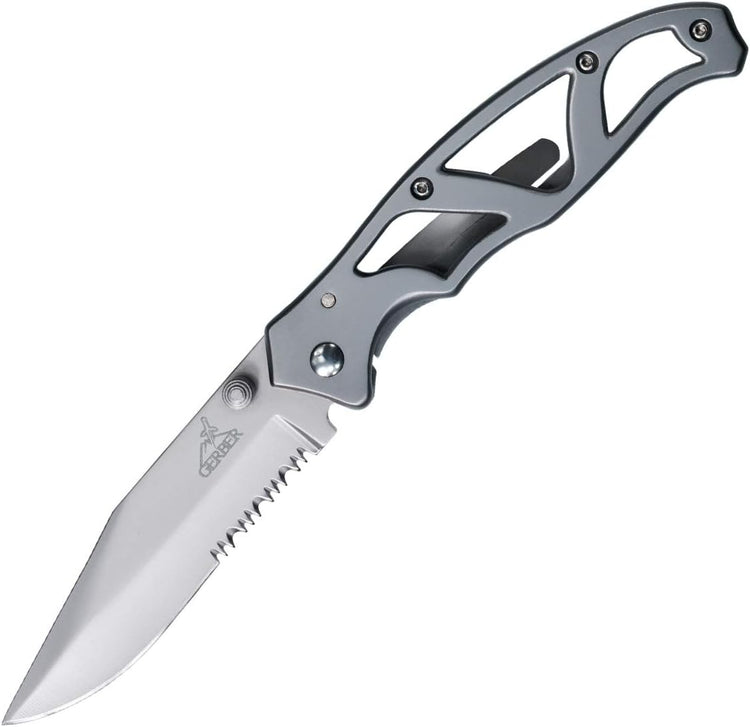 Gerber Gear Paraframe EDC Folding Pocket Knife with Safety Lock for Everyday Carry, Gifts for Men