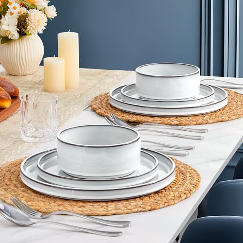 Plates and Bowls Set for 8