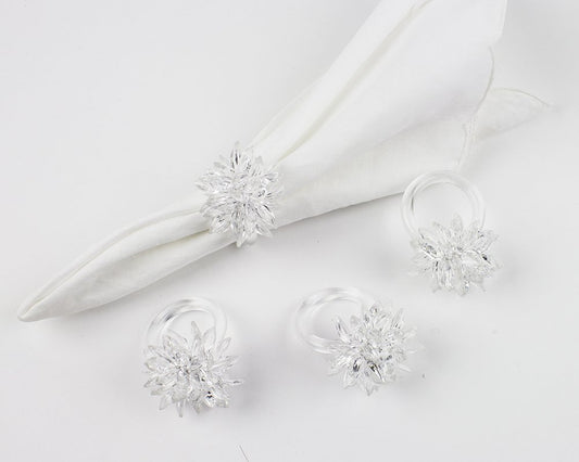 Crystal Design Collection Napkin Rings