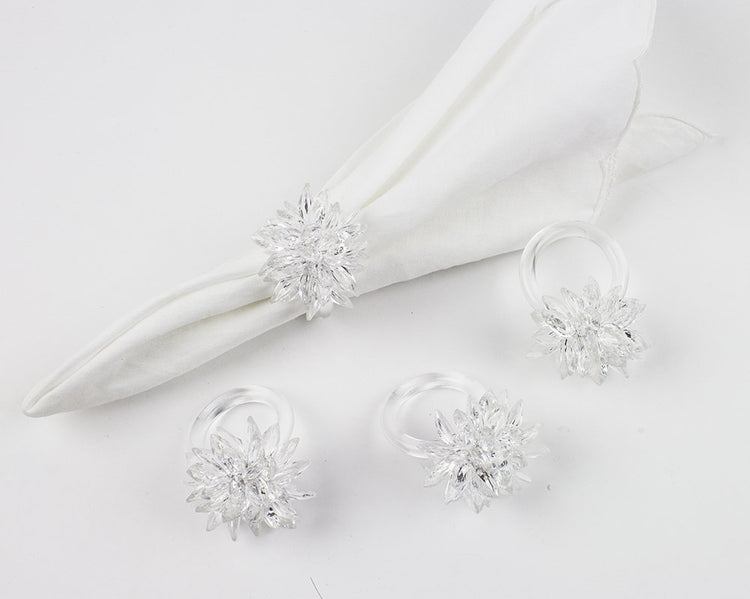 Crystal Design Collection Napkin Rings