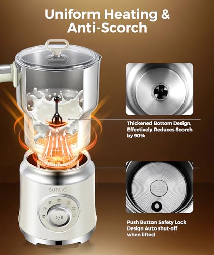 Milk Frother 27oz All (Off-White)
