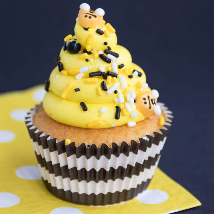 Bumble Bee Sprinkles for Cake Decorating and Baking Cookies (4 Ounce)
