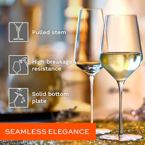 Set of 6 Glass Champagne Flutes (6 Count)