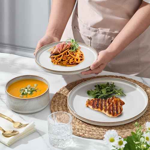 12 Piece Plates and Bowls Sets