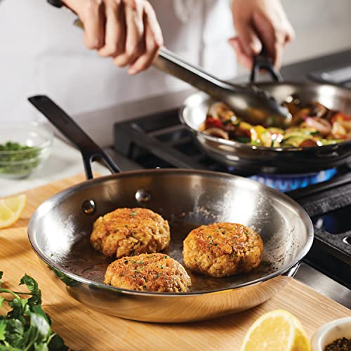 5 Ply Clad Stainless Steel Induction Frying Pan Set