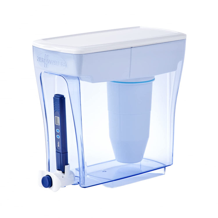 20-Cup Ready-Pour 5-Stage Water Filter Dispenser with 0 TDS Water Filter – IAPMO Certified to Reduce Lead, Chromium, and PFOA/PFOS
