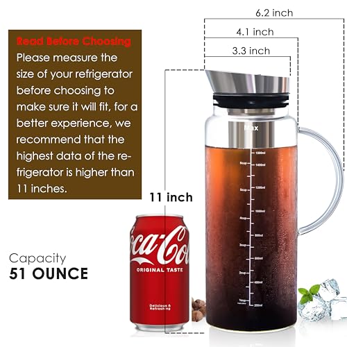 51oz Cold Brew Coffee Maker