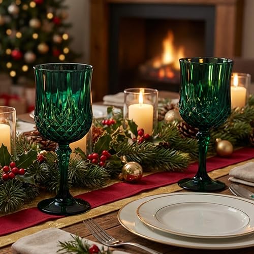 24Pack Plastic Wine Glasses (24 Count)