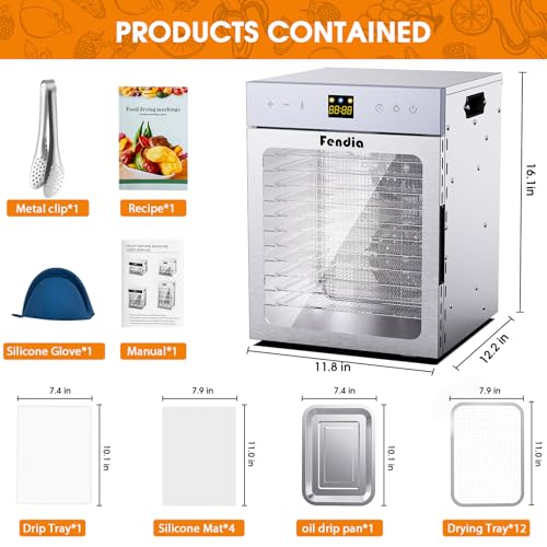 Food Dehydrator for Jerky (12 Count)