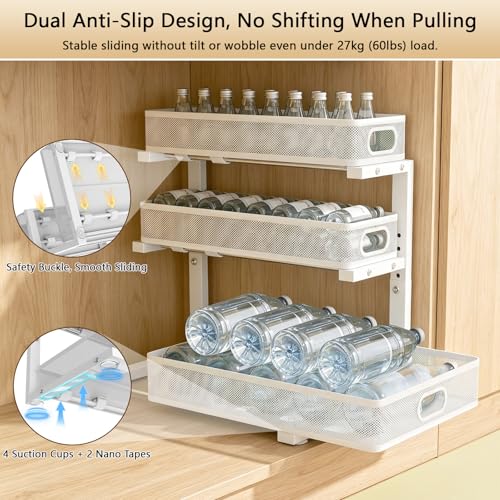 Under Sink Organizer (2 Pack / White)