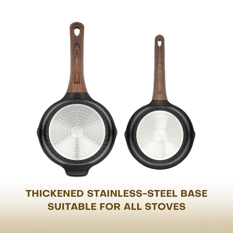 3QT & 4QT Sauce Pot Set with Lids (2 Count)