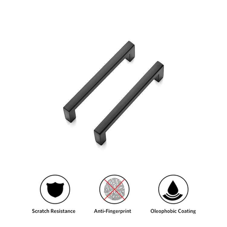 Matte Black Cabinet Handles Solid Cabinet Pulls 3 (50 Count)