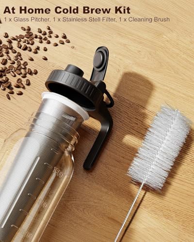 2 Pack Cold Brew Coffee Maker (2 Pack 64oz - Black)
