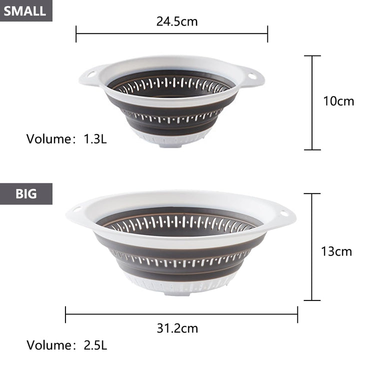Collapsible Colander and Strainer