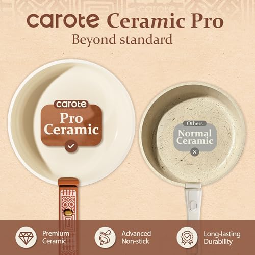 21pcs Ceramic Cookware Set