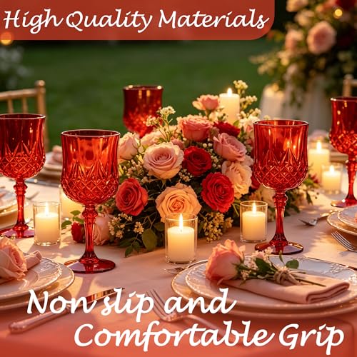 48Pack Plastic Wine Glasses (48 Count)